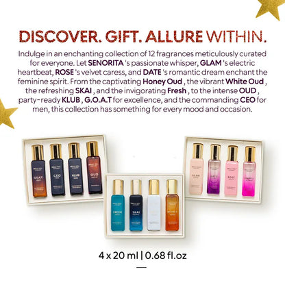 Luxury MEGA 12-Day Advent Perfume Collection