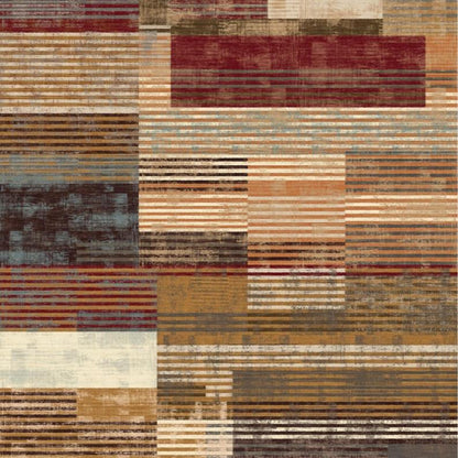 Boho Washable Area Rug - Non Slip Low Pile Machine Washable Carpet for Living Room Bedroom Nursery