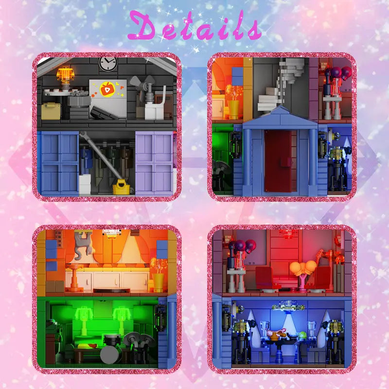 ❤️Love Room House Building Blocks Brick Set