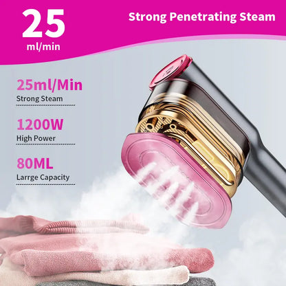 ❤️2-in-1 Portable Garment Steamer