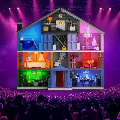 ❤️Love Room House Building Blocks Brick Set