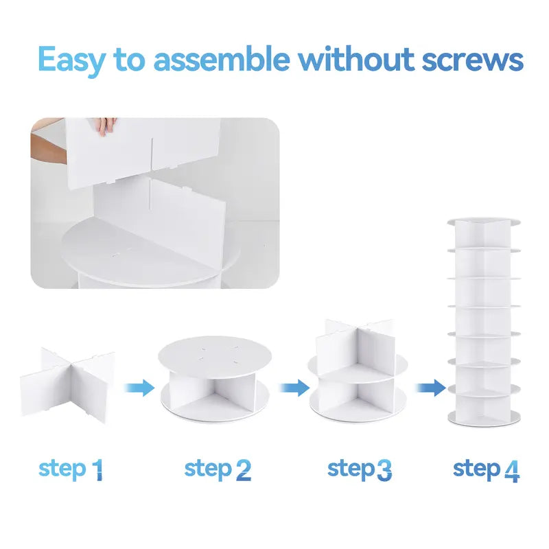 360° Rotating Multi-Tiers Organizer Shoe Rack