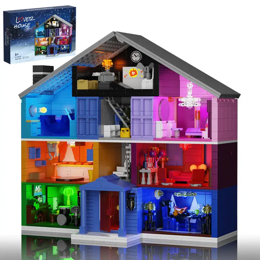❤️Love Room House Building Blocks Brick Set