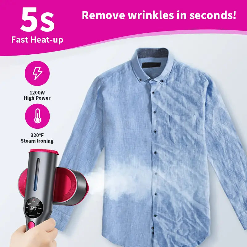 ❤️2-in-1 Portable Garment Steamer